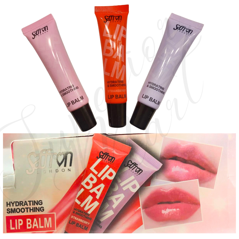 3X Lip Balm Set Fruit Flavoured Hydrating Smoothing Strawberry Grape Watermelon from Superior Mart