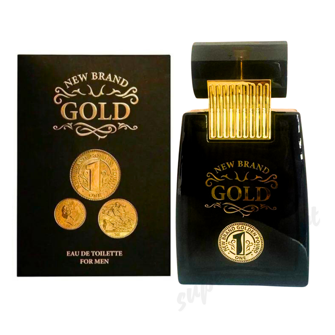 Perfumes Gold Unisex 100ml Eau de Toilette Spray Aerosol Daily Use By New Brand from Superior Mart