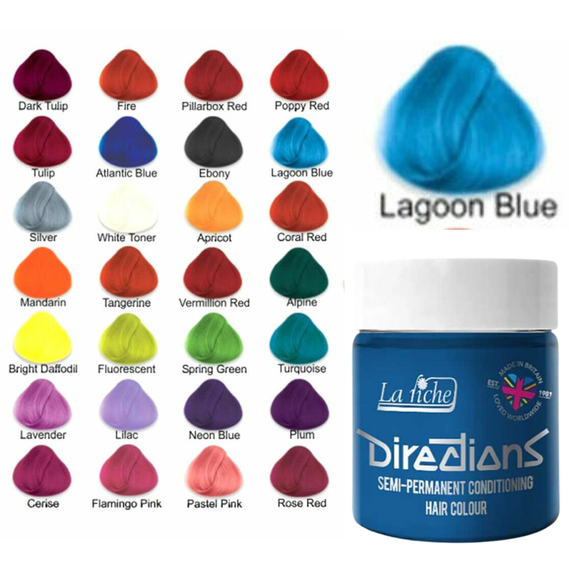 La Riche Directions Semi Permanent Hair Colour 88 ml Lagon Blue from Superior Mart