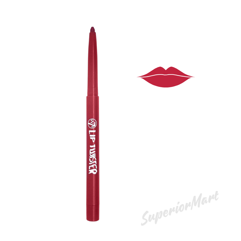 W7 Lip Twister Lip Outline Liner Red Pink Nude Brown Draw Define Lip Lines from Superior Mart