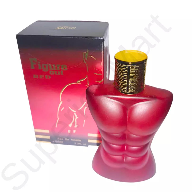 Figure Out Red Men's Perfume Spray Men's Aftershave Eau de Toilette 100ml from Superior Mart