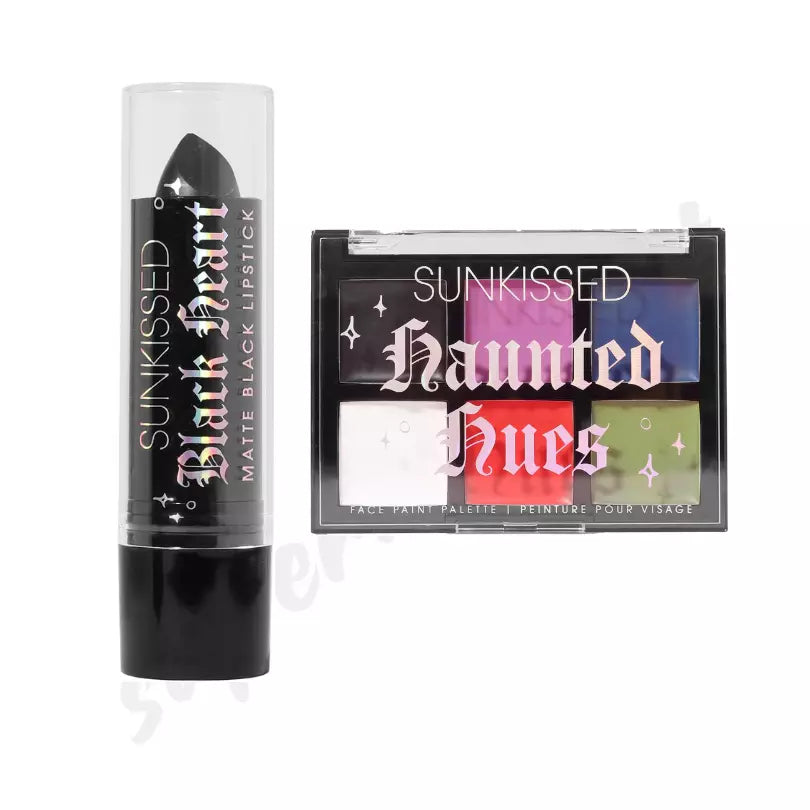 Face Paint & Lipstick Set Party Halloween Washable 6 Colour Palette from Superior Mart