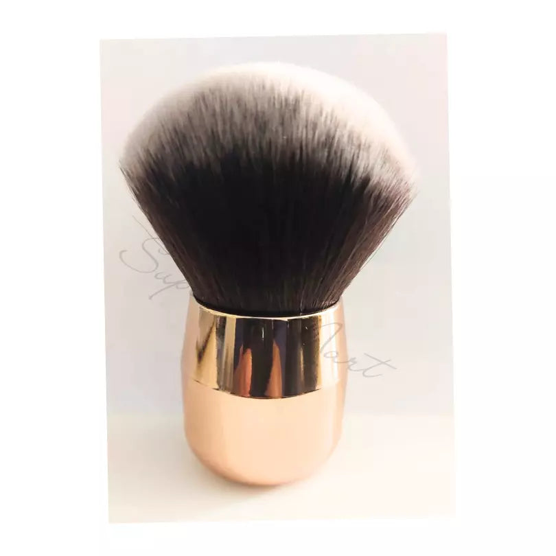 KABUKI BLUSHER BRUSH POWDER MAKEUP BRUSH Gold Length 9cm Width 7cm from Superior Mart